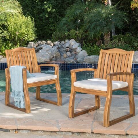 Della Wood Dining Chairs (Set of 2) by Christopher Knight Home - On Sale - Overstock - 13637963
