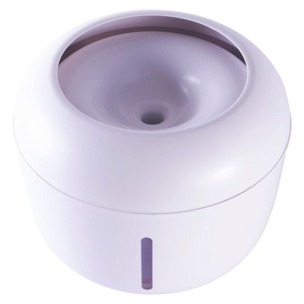 Pet Life White Moda-Pure Ultra-Quiet Filtered Water Fountain For Dogs and Cats