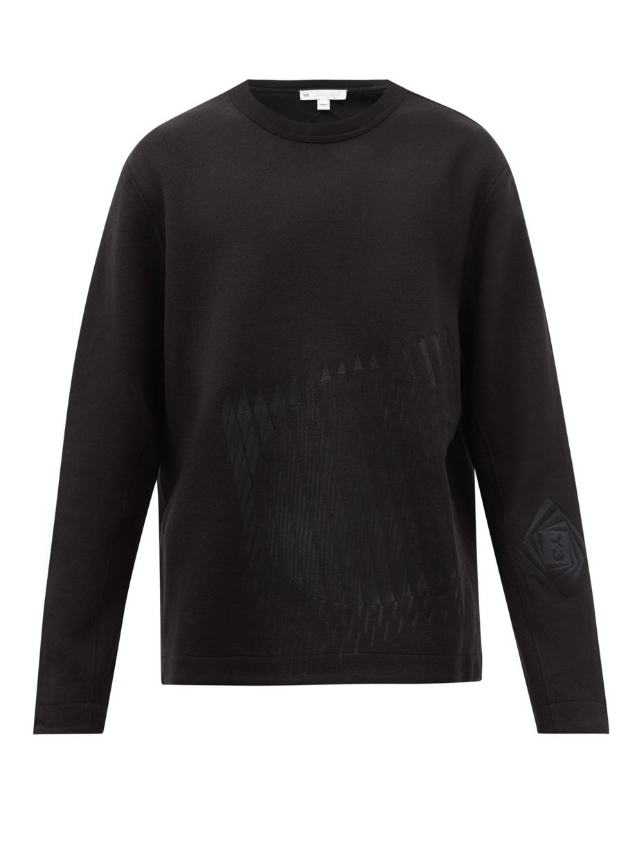 Y-3 - Optimistic Illusions wool-blend sweatshirt (1432222)