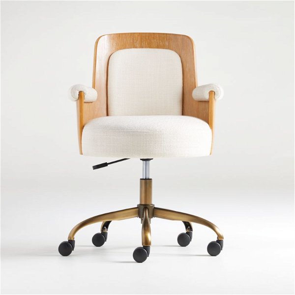Roan Wood Office Chair + Reviews | Crate & Barrel