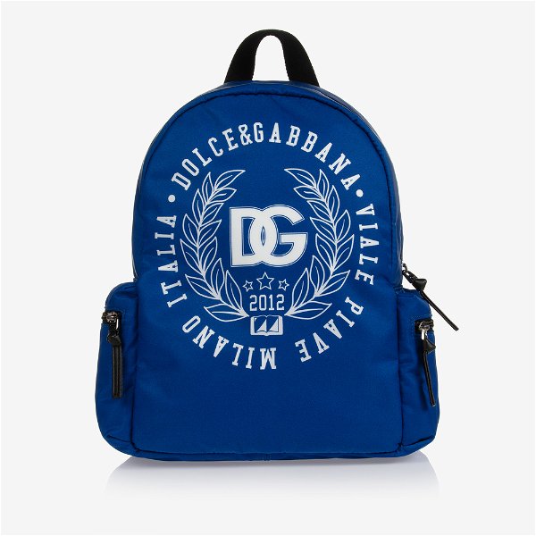 Boys Blue Logo Backpack (33cm)