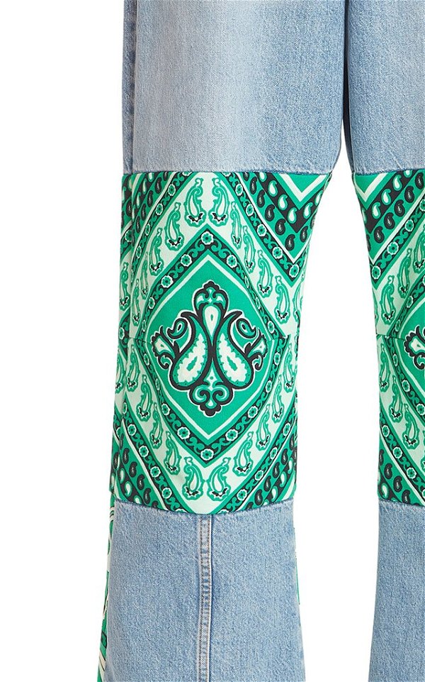 Kundalini Paneled Wide-Leg Jeans By Etro | Moda Operandi