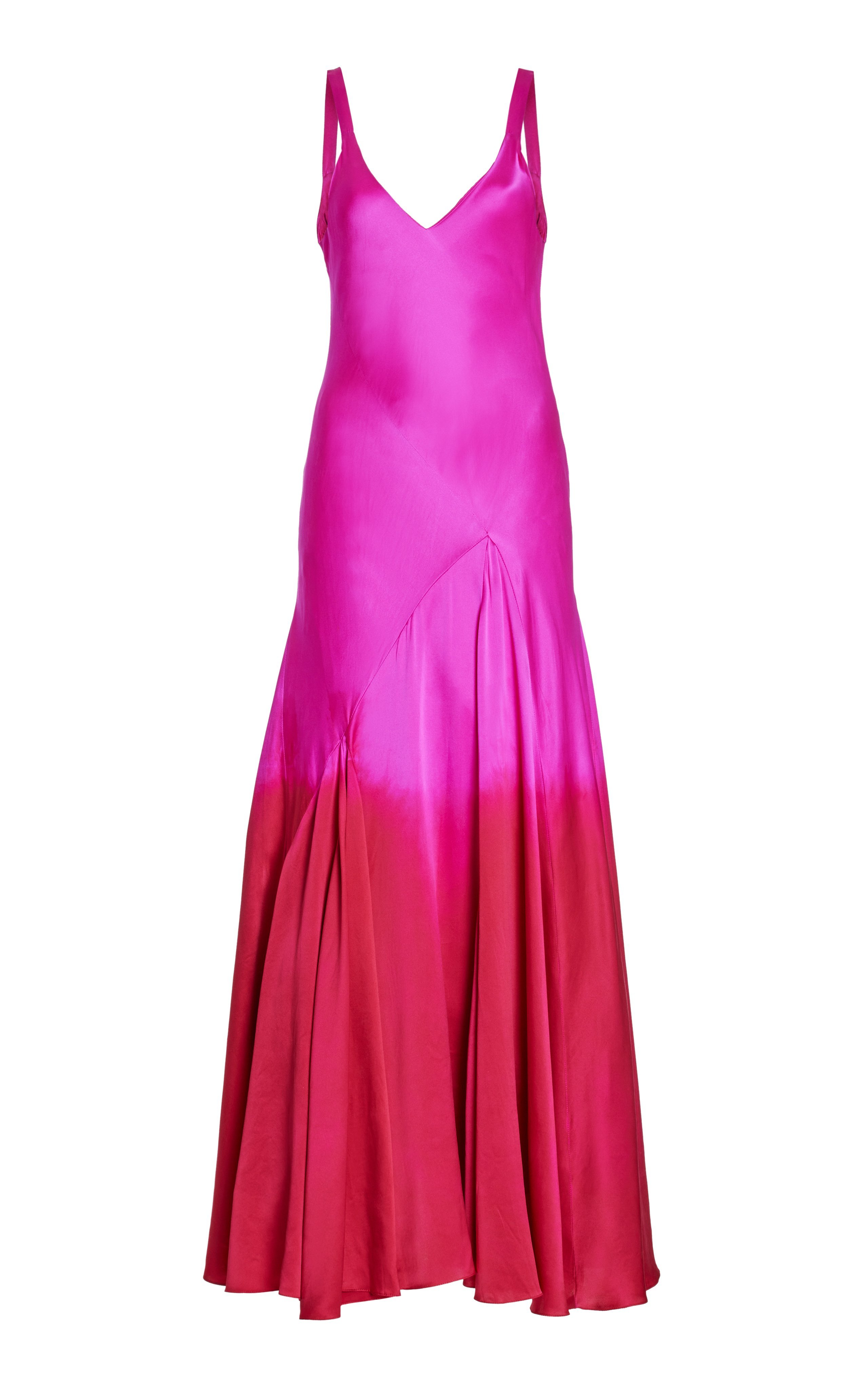 Dip-Dyed Silk Gown By Alejandra Alonso Rojas | Moda Operandi