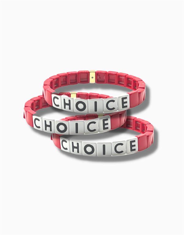 Roxanne Assoulin x Social Goods Choice Bracelet - O/S / Red