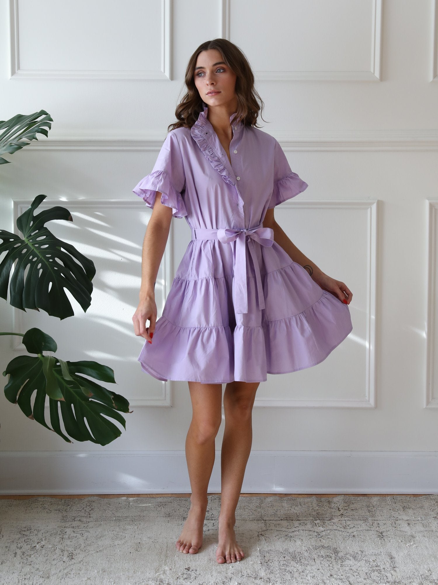 Violetta Dress in Taffy - XXS