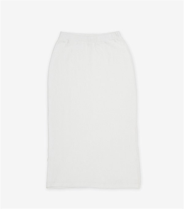 Abeny Mid Skirt - White – NICO