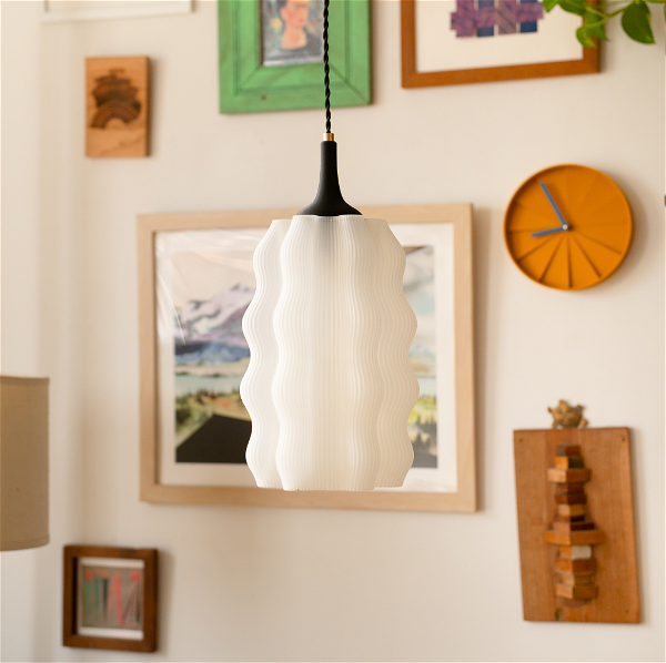 The Wavy Plug-In Pendant Lamp (Preorder) – Wooj Design