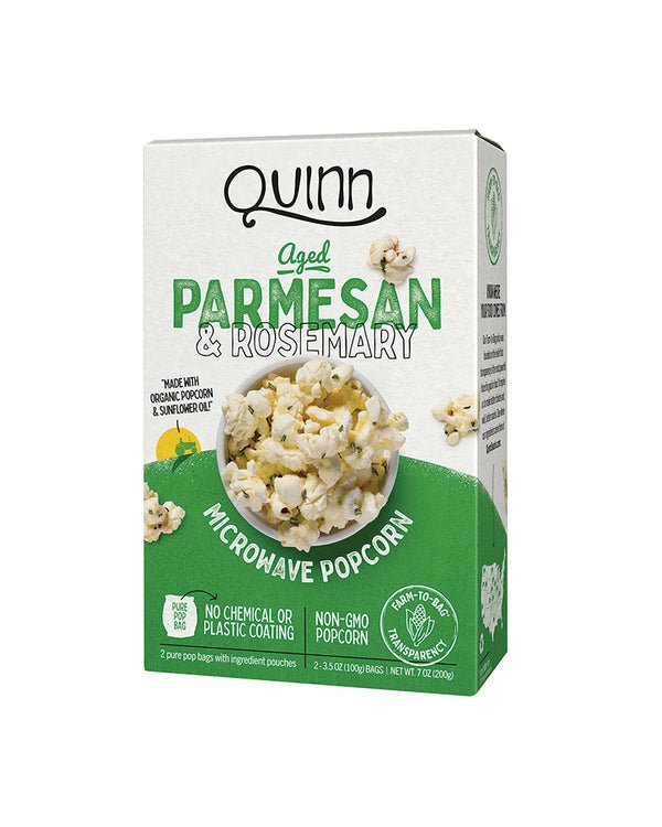 Quinn Foods Parmesan & Rosemary Microwave Popcorn – Hive Brands