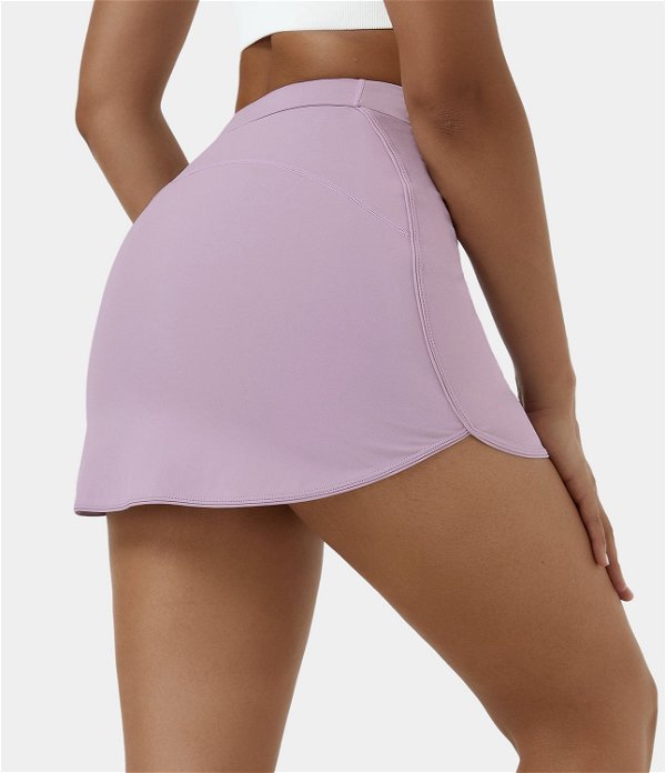 In My Feels Everyday Side Pocket 2-in-1 Golf Skirt-Clarity