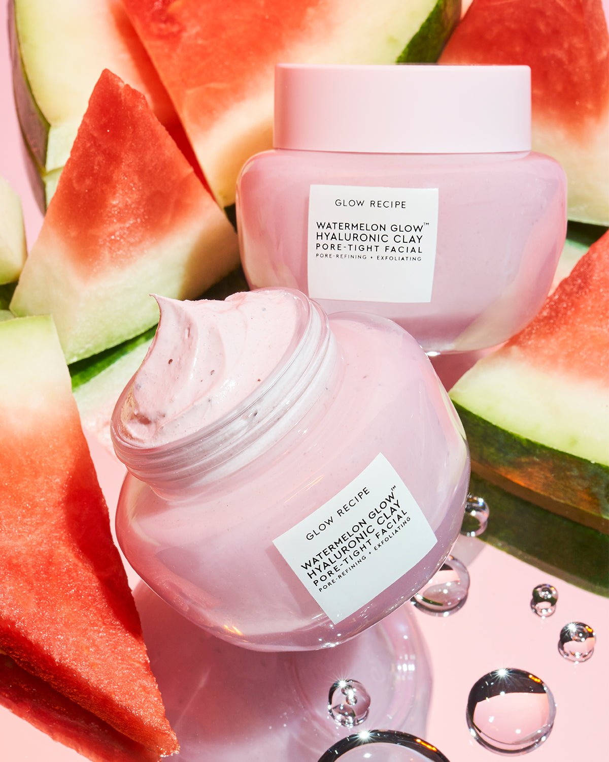 Watermelon Glow Hyaluronic Clay Pore-Tight Facial - 60 ml