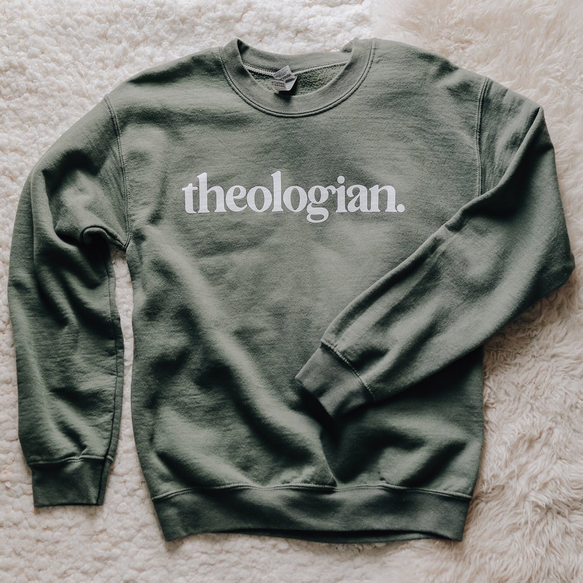 Theologian Sweatshirt - Olive – The Daily Grace Co.