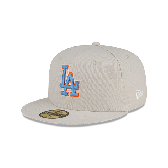 LOS ANGELES DODGERS STONE ORANGE 59FIFTY FITTED - 7 7/8
