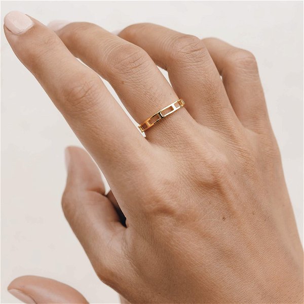 Geometric Ring - Annette | Linjer Jewelry
