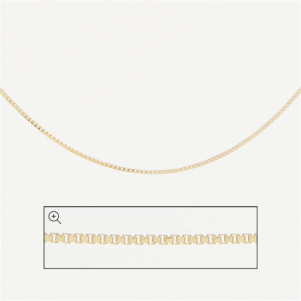 Box Chain Necklace - Narvik | Linjer Jewelry