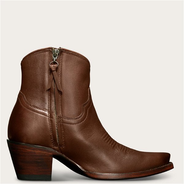 Women's Calfskin Zip Booties - Cowgirl Ankle Boots | The Daisy