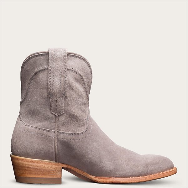 Women's Suede Western Booties - Water-Resistant Cowboy Ankle Boots | The Lucy
