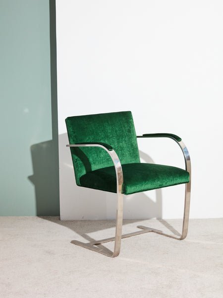 BRNO Flat Bar Chair in Antique Green