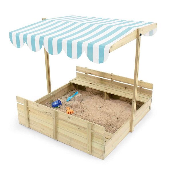 Plum Play Wooden Sand Pit with Canopy