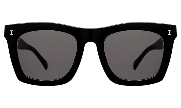 Charleston Sunglasses - Black / Grey Flat