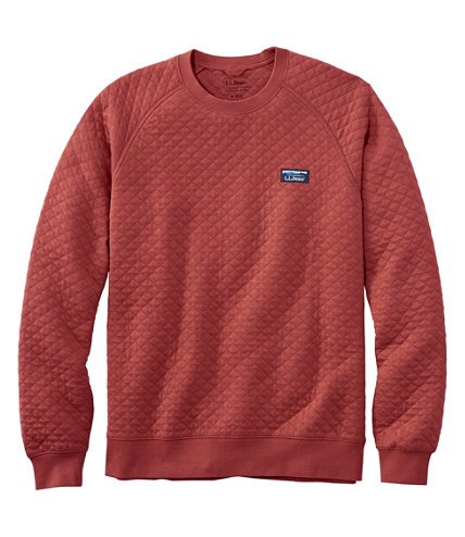 Men's Quilted Sweatshirt, Crewneck | Sweatshirts & Fleece at L.L.Bean