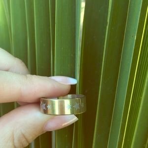 Jewelry | Nwt Stainless Steel Gold Ring | Poshmark