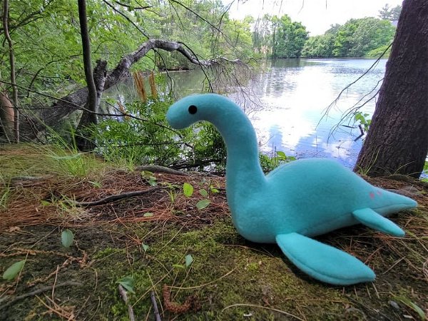 Nessie the Loch Ness Monster Stuffed Animal Crytozoology Soft image 1