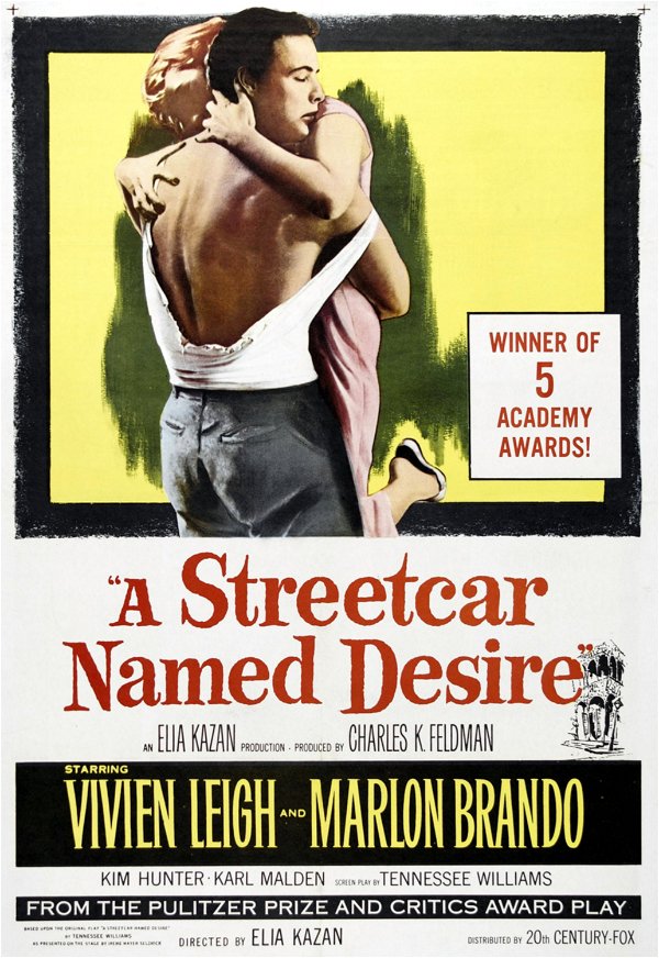 A Streetcar Named Desire --Vintage movie poster  (706)