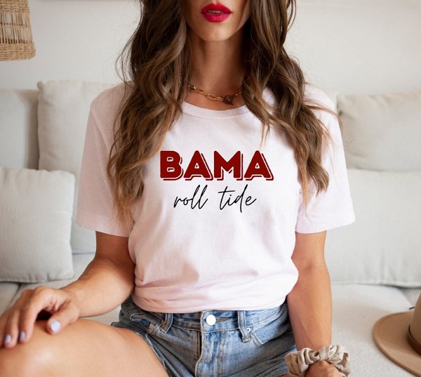 BAMA Alabama Roll Tide Shirt Alabama Gift Shirt Alabama - Etsy