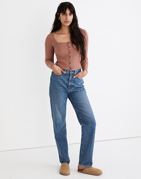 Baggy Straight Jeans in Westmont Wash