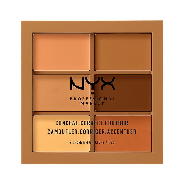 NYX Professional Makeup Conceal, Correct, Contour Palette, Deep - Walmart.com