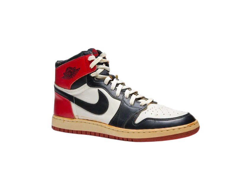 1985 Jordan 1 black Toe Custom - Etsy