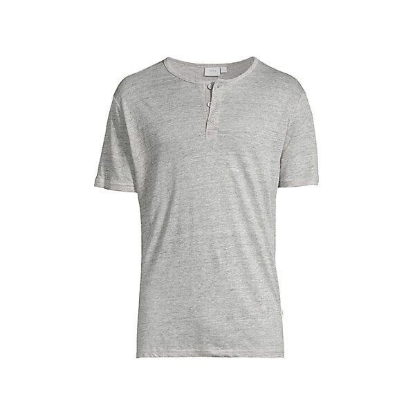 Onia - Linen Short-Sleeve Henley T-Shirt