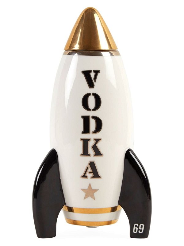 Shop Jonathan Adler 24K Gold Detailed Vodka Rocket Decanter | Saks Fifth Avenue