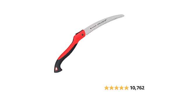 Corona Tools 10-Inch RazorTOOTH Folding Saw | Pruning Saw Designed for Single-Hand Use | Curved Blade Hand Saw | Cuts Branches Up to 6" in Diameter | RS 7265D