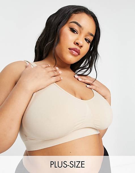 Yours seamless bra in neutral | ASOS