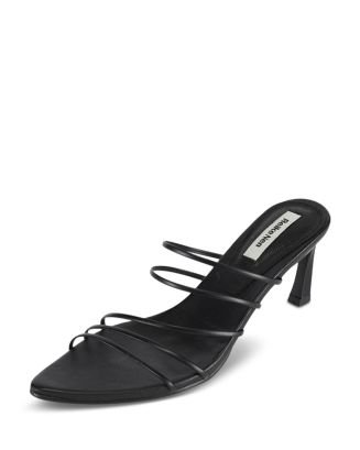 Reike Nen Women's Pointed Toe 5 String Strappy Leather Mid Heel Sandals | Bloomingdale's