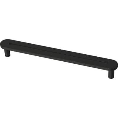 Simply Refined 6-5/16 in. (160 mm) Matte Black Drawer Pull