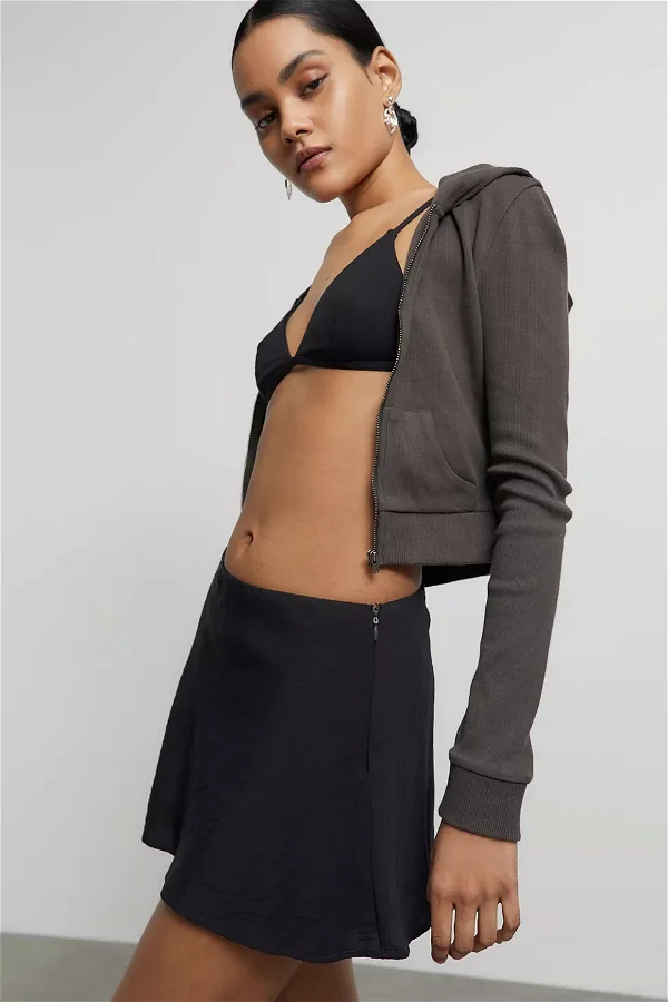UO Violetta Mini Slip Skirt | Urban Outfitters