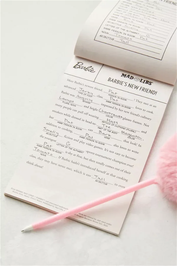 Barbie Mad Libs: World's Greatest Word Game By Stacy Wasserman | Urban Outfitters