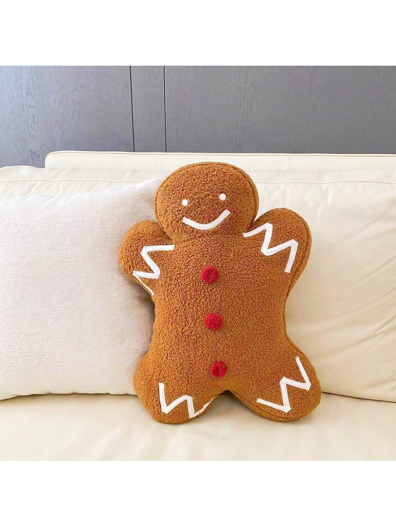 Christmas Plush Brown Gingerbread Man Doll