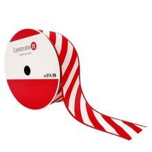 2.5" Taffeta Wired Candy Cane Stripe Ribbon by Celebrate It™ Christmas | Michaels
