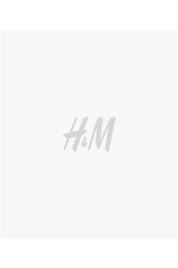 Regular Fit Cotton Shirt - Light green/white striped - Men | H&M US