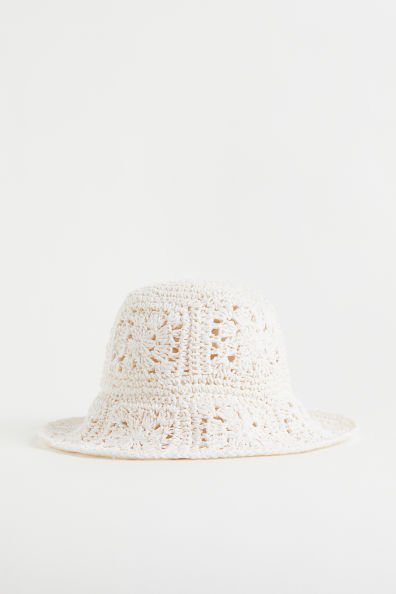 Straw Hat - White - Ladies | H&M US