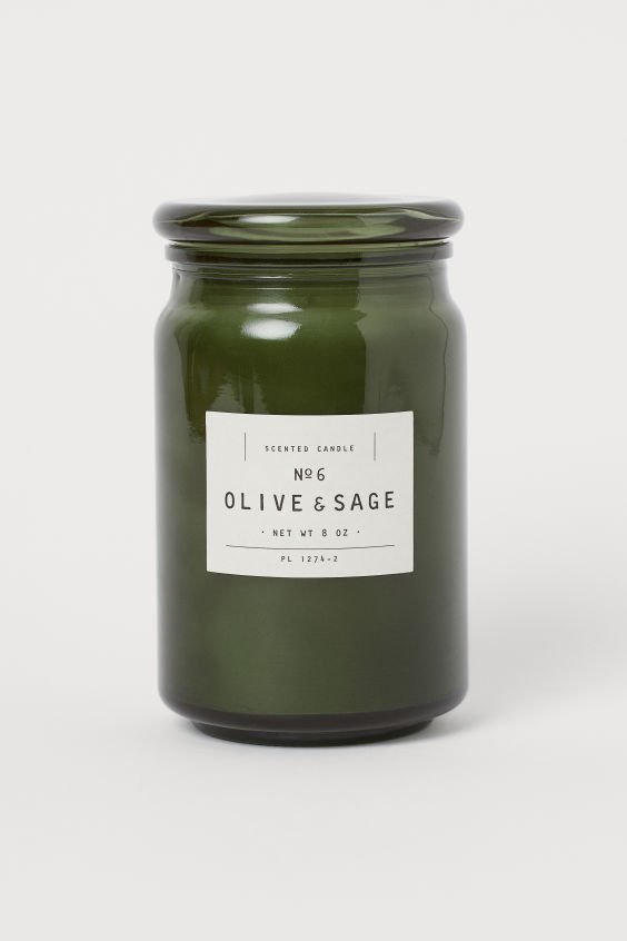 Scented Candle in Glass Jar