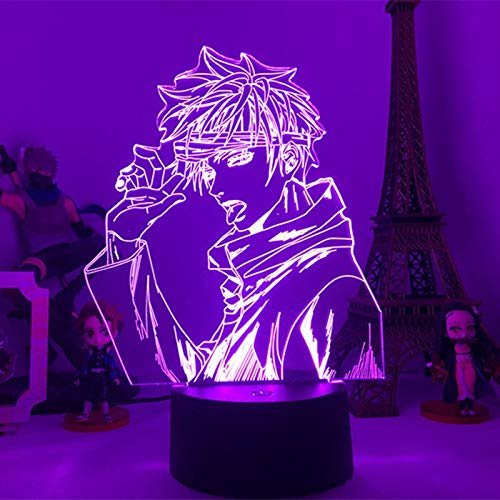 Amazon.com: Anime Jujutsu Kaisen LED Night Light Gojo Satoru Model Design Lamp Anime Lovers Bedroom Decoration Birthday Gifts : Tools & Home Improvement