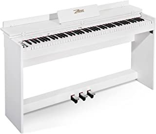 Amazon.com: ZHRUNS Digital Piano 88 Key Full-Size Weighted Keyboard Piano,MP3 Function, Remote Control, Power Supply, 3 Pedals, MIDI/Headphone/Audio Output Feature, Suitable for Beginners/Adults : Musical Instruments