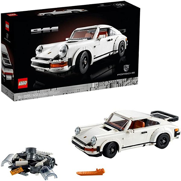 LEGO Porsche 911 (10295) Model Building Kit; Engaging Building Project for Adults; Build and Display The Iconic Porsche 911; New 2021 (1,458 Pieces), Multicolor