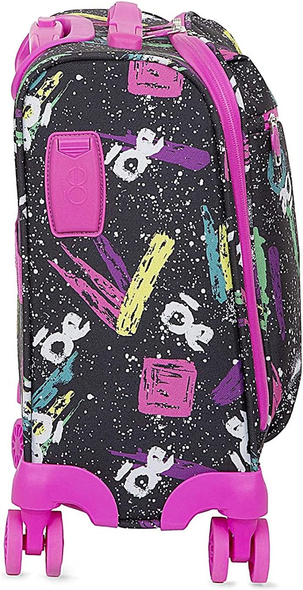 Amazon.com: Cloe Small 16 inch Carry-On Underseat Luggage Stackable Graffiti Print color Black : Clothing, Shoes & Jewelry