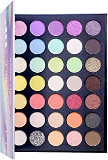 Amazon.com : Makeup Palette 35 Color Pressed Powder Eyeshadow Shimmer Matte and Glitter Blooming up Waterproof Long Lasting Eye Shadow Profession Highly Pigment Easy Apply Eye Make Up Palette : Beauty & Personal Care