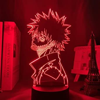 3D Anime Lamp,My Hero Academia Dabi Led Light for Bedroom Decor Cool Manga Gift for Him Colorful Night Light Dabi, Christmas Gift Omtz.Yao - - Amazon.com